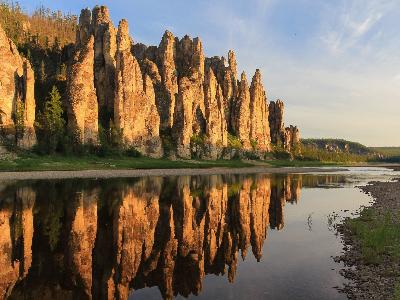 Река Синяя. Синские столбы