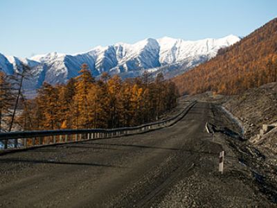 Переезд до речки Тиряхтях